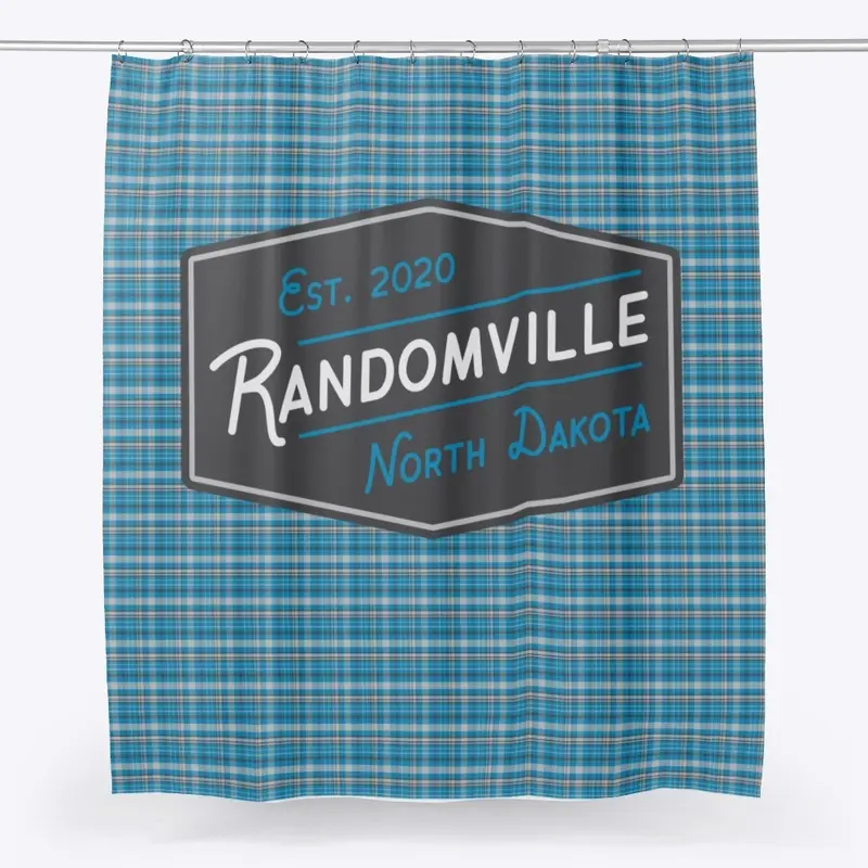 Randomville's Shower Curtain