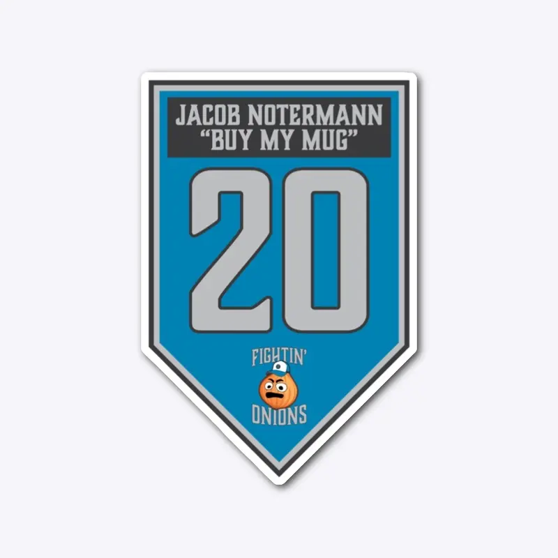 Notermann Retired Number Sticker